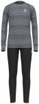 Odlo - Kid's Long Active Warm Eco Set - Kunstfaserunterwäsche Gr 104 grau