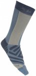 On - High Sock - Laufsocken Unisex S grau/blau