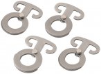 Outwell - Accessory Hooks 4-Pack - Befestigungshaken Gr 5,8 x 4,2 cm grau