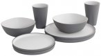 Outwell - Gala Geschirrr-Set 2 Personen - Geschirr-Set grau
