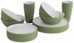 Outwell - Gala Geschirrr-Set 4 Personen - Geschirr-Set oliv