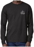 Patagonia - L/S Chouinard Crest Responsibili-Tee - Longsleeve Gr L schwarz