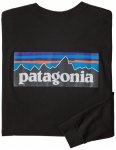 Patagonia - L/S P-6 Logo Responsibili-Tee - Longsleeve Gr XS schwarz