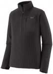 Patagonia - R1 Air Zip Neck - Fleecepullover Gr S schwarz/grau