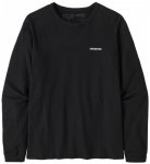 Patagonia - Women's L/S P-6 Logo Responsibili-Tee - Longsleeve Gr L schwarz