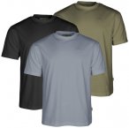 Pinewood - 3-Pack T-Shirt - T-Shirt Gr XXL grau