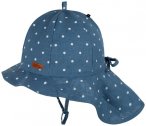 Pure Pure - Kid's Nackenschutz Leinen - Cap Gr 51 cm blau