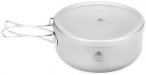 Robens - Ori Titanium Pot With Plate Lid - Topf Gr 14,3 x 6,3 cm grau
