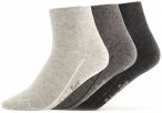Rohner - Basic Sneaker Plus 3er Pack - Multifunktionssocken 43-46 grau