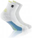 Rohner - Run Pro Quarter L/R - Laufsocken 44-46 grau/weiß