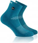 Rohner - Trek Everyday - Wandersocken 44-46 blau/türkis