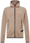 Salewa - Agner Hemp 2 Hooded Jacket - Fleecejacke Gr 46 beige/braun