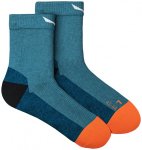 Salewa - MTN TRN All Mountain QRT Sock - Wandersocken 39-41 blau/türkis