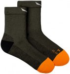 Salewa - MTN TRN All Mountain QRT Sock - Wandersocken 39-41 schwarz/oliv