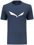 Salewa - Solidlogo Dry T-Shirt - Funktionsshirt Gr 46 - S blau