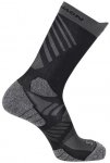 Salomon - Aero Crew - Laufsocken 45-47 grau/schwarz