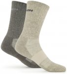 Salomon - Evasion Crew 2-Pack - Multifunktionssocken 42-44 beige