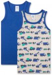 Sanetta - Kid's DP Shirt 336927+336928 - Alltagsunterwäsche Gr 80 blau
