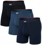 Saxx - Vibe Xtra Boxer Brief Fly 3-Pack - Kunstfaserunterwäsche Gr XXL blau