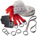Slackline-Tools - 45 m SlackTivity Set - Slackline Gr 45 m orange/weiß