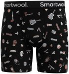 Smartwool - Merino Print Boxer Brief Boxed - Merinounterwäsche Gr XXL schwarz
