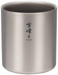 Snow Peak - Ti-Double H450 Stacking Mug Gr 450 ml grau