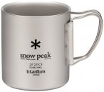 Snow Peak - Titanium Double Wall Cup Gr 220 ml grau