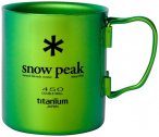 Snow Peak - Titanium Double Wall Cup - Tasse Gr 450 ml grün