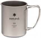 Snow Peak - Titanium Single Cup Gr 450 ml grau