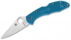Spyderco - Delica 4 Lightweight Flat Ground - Messer blau