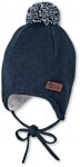 Sterntaler - Kid's OCS Strickmütze Pompon - Mütze Gr 43 cm blau