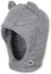 Sterntaler - Kid's Schalmütze Wolle mit Ohren - Mütze Gr 47 cm grau