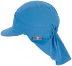 Sterntaler - Kid's Schirmmütze mit Nackenschutz Uni - Cap Gr 55 cm blau