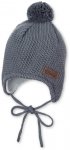 Sterntaler - Kid's Strickmütze Pompon - Mütze Gr 47 cm grau