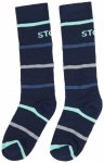 Stoic - Kids Merino Ski Sock - Skisocken 35-38 blau
