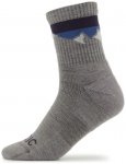 Stoic - Merino Quarter Tech Rib Mountains Socks - Multifunktionssocken 36-38 gra