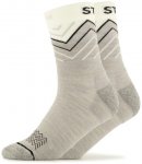 Stoic - Merino Running Socks Q+ - Laufsocken 45-47 grau