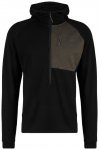 Stoic - Merino260 StadjanSt. 3/4 Zip w. Hood - Merinohoodie Gr S schwarz