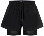 super.natural - Women's Double Layer Shorts - Shorts Gr L schwarz
