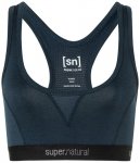 super.natural - Women's Tundra 220 Semplice Bra - Sport-BH Gr S blau