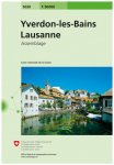 Swisstopo - 5020 Yverdon-les-Bains/Lausanne - Wanderkarte Ausgabe 2008