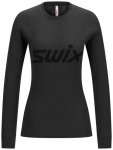 Swix - RaceX Merino L/S - Merinounterwäsche Gr L schwarz