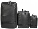 Tatonka - Stuffsack Zip Set III - Packsack Gr 6 l, 1,5 l, 0,5 l grau/schwarz