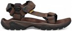 Teva - Terra Fi 5 Universal Leather - Sandalen 39,5 braun/schwarz