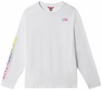 The North Face - Girl's L/S Graphic Tee - Longsleeve Gr M weiß