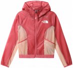 The North Face - Girl's Windwall Hoodie - Windjacke Gr S rot/rosa