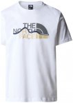 The North Face - S/S Mountain Line Tee - T-Shirt Gr XL weiß