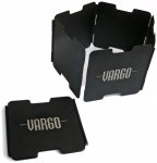 Vargo - Aluminium Windschutz schwarz