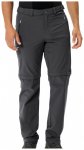Vaude - Farley Stretch T-Zip Pants III - Zip-Off-Hose Gr 48 - Short grau