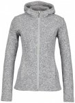 Vaude - Women's Aland Hooded Jacket - Fleecejacke Gr 44 grau